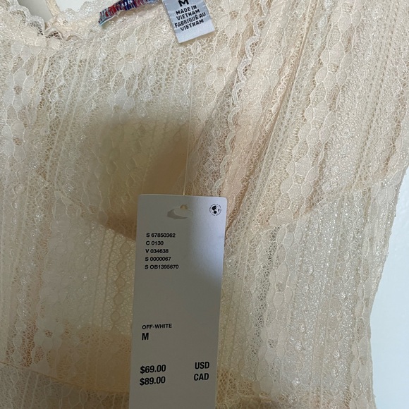 Urban Outfitters Off White Lace Dress - size M - Picture 5 of 5